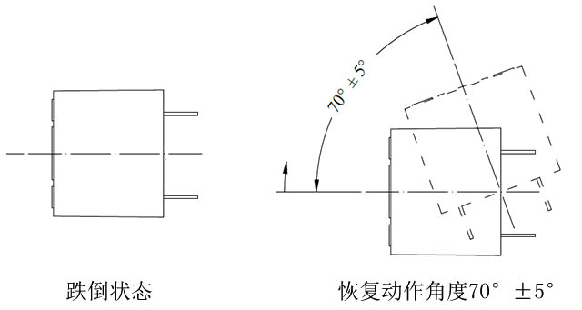 倾倒开关在跑步机的应用
