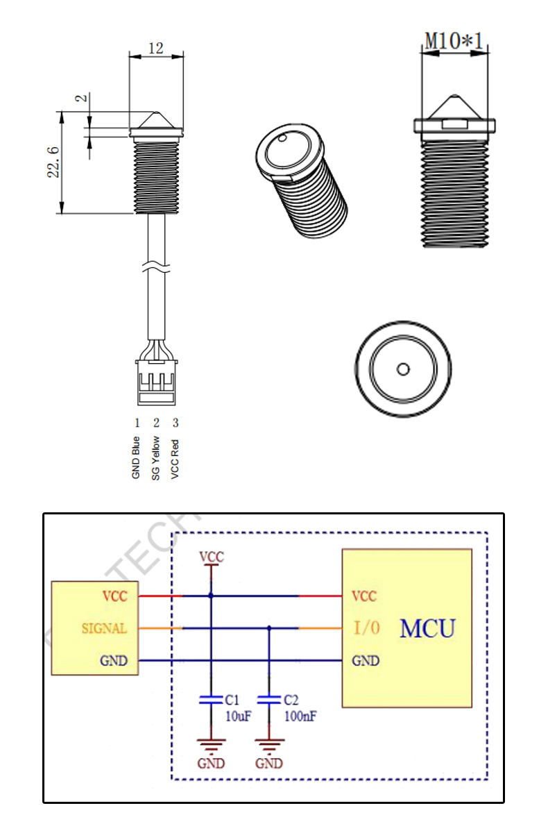 小体积螺纹M10  FS-IR2405