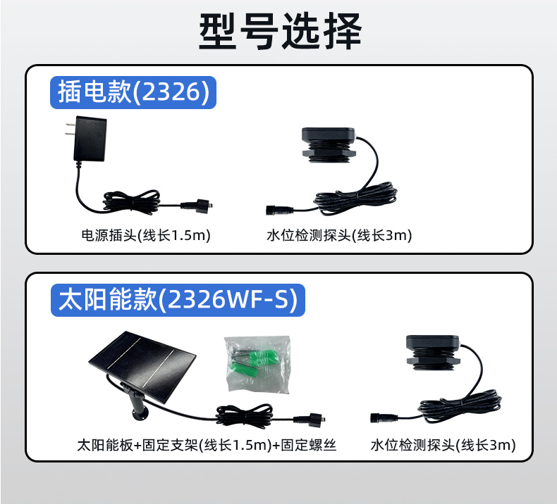 太阳能供电超声波液位传感器实时监测水箱液位2326